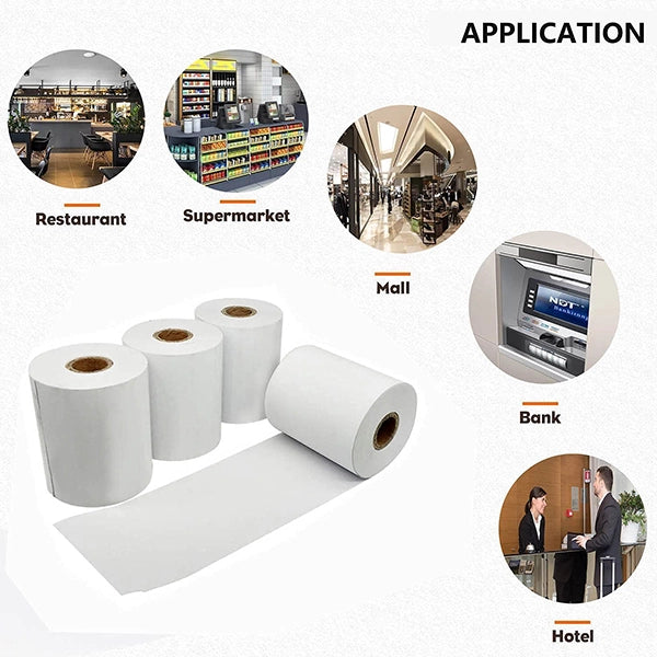 Thermal Roll paper, 48GSM 3Inch 35mts- (3)