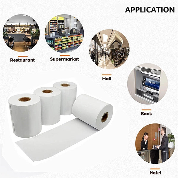 Thermal Roll paper,55GSM 3Inch 33mtrs-3