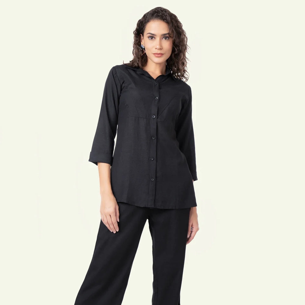 Up-townie Black Co-Ord Set