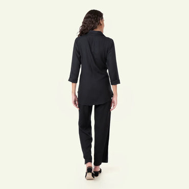 Up-townie Black Co-Ord Set-3