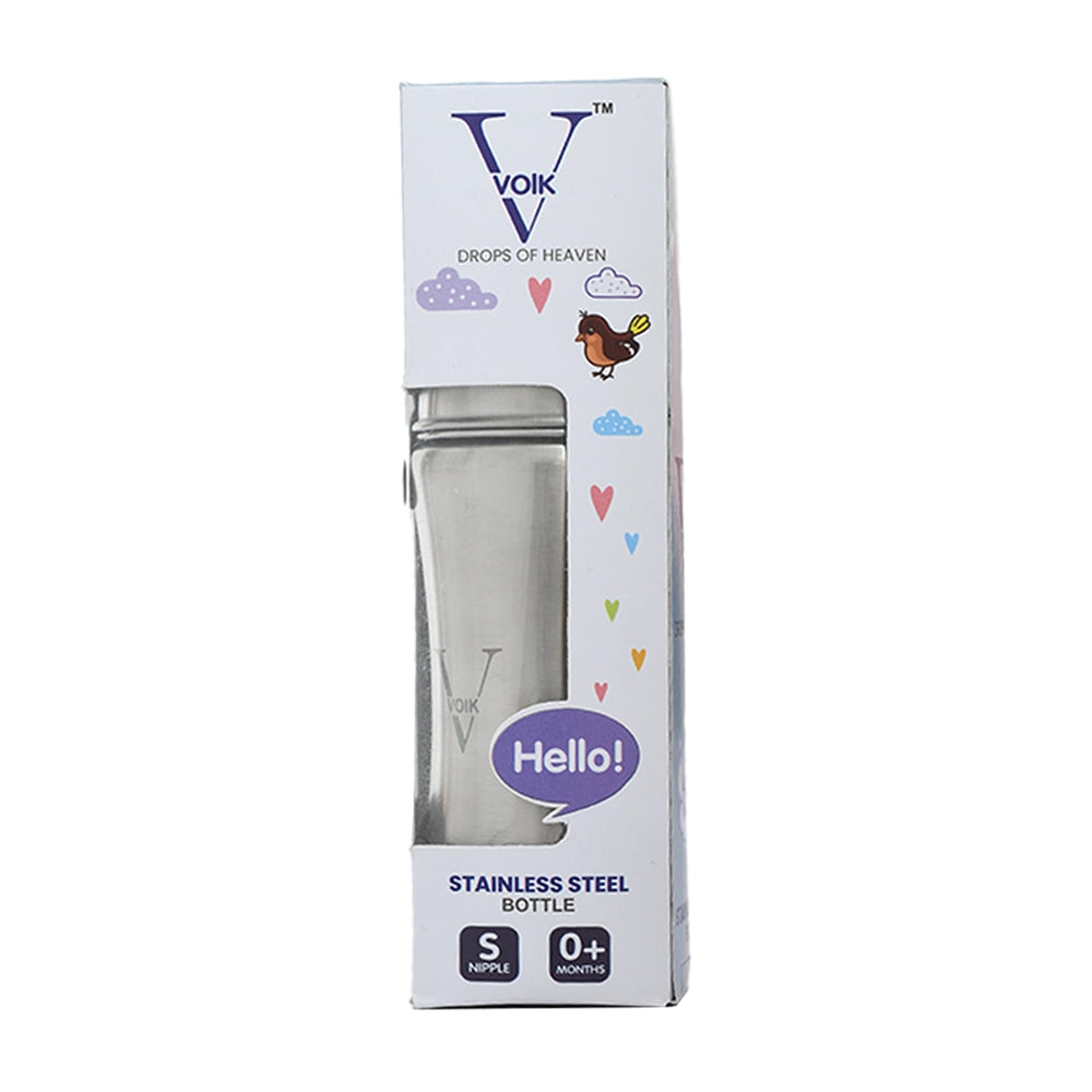 VOIK Stainless Steel Vega Round Matt 240ml .2