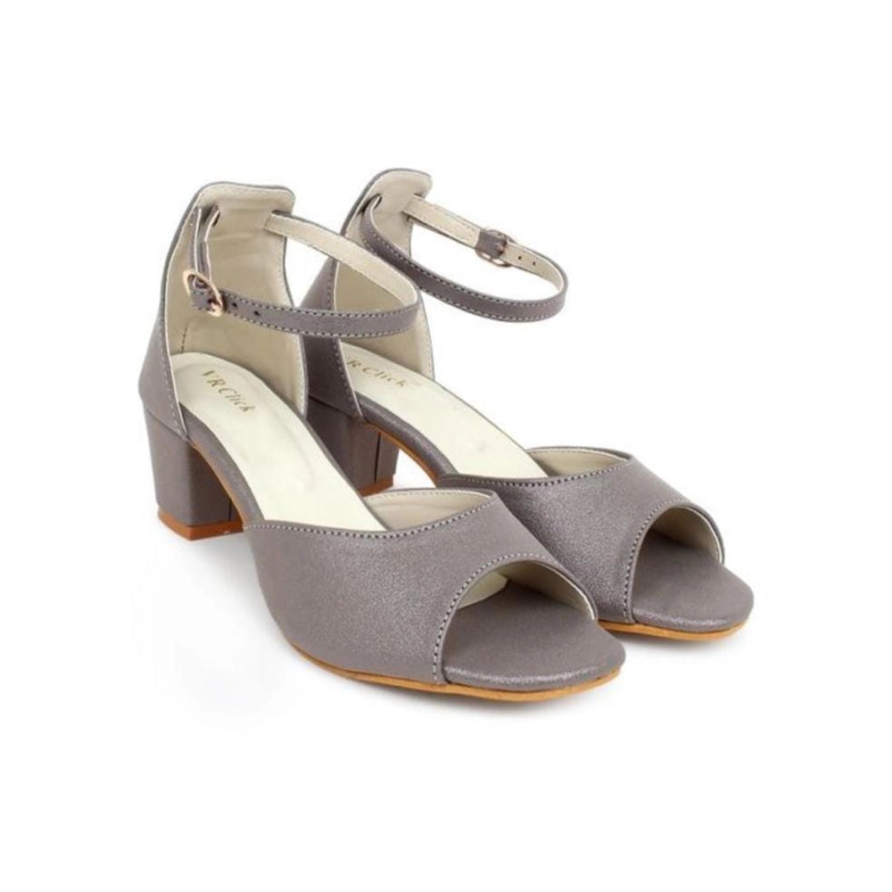 VR Click Casual Heel Sandals Solid Comfortable Sole For Women's &amp; Girls (Pack Of 6)