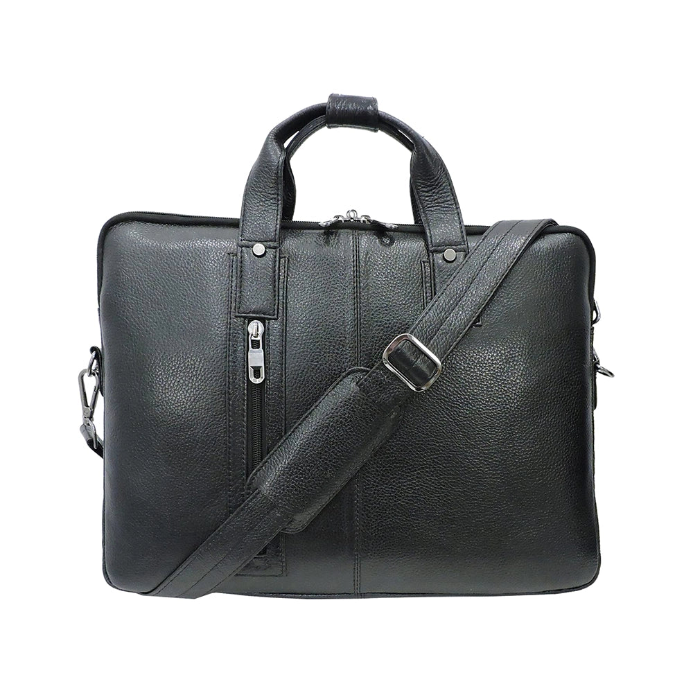 Vertical Zip Laptop Messenger Bag fits-2