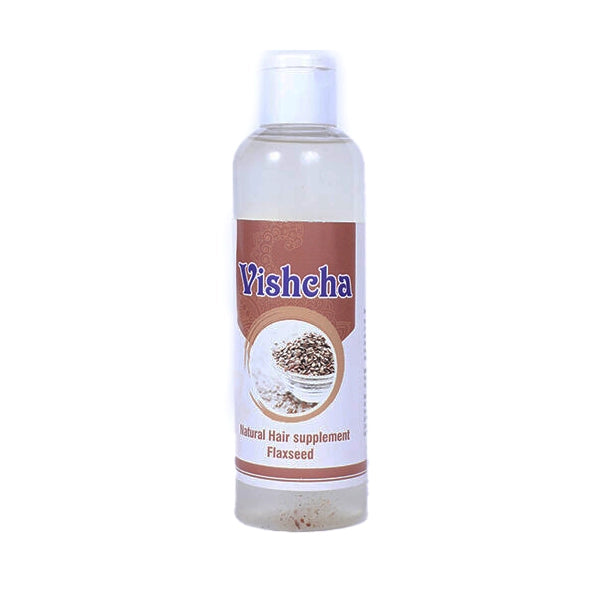 Vishcha Natural Hair supplement Flaxseed shampoo