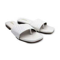 Vank Fashion Women Flat Sandals Casual Slip-On Flats For Ladies Stylish, Trendy And Comfortable Footwear For Everyday Wear (Color-Peach ,white) (Pack of 5 Pairs)