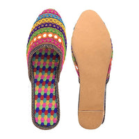 Women's Stylish Comfortable Mirror Mojari Jutti-2