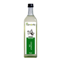 agrovally Wood Pressed Coconut Oil 500 ML-1
